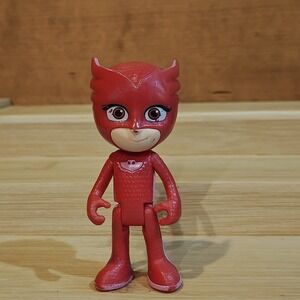 PJ Masks Owlette Figure Red PVC Topper Toy